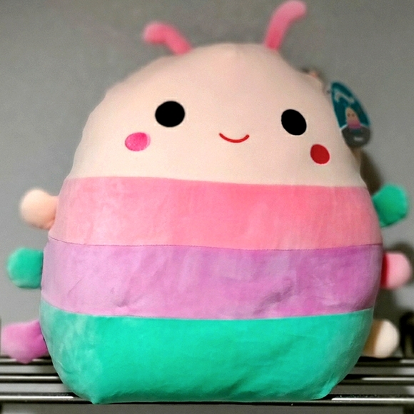 XL 16" Manu SQUISHMALLOWS MANU The Caterpillar PLUSH Rare - Picture 7 of 7